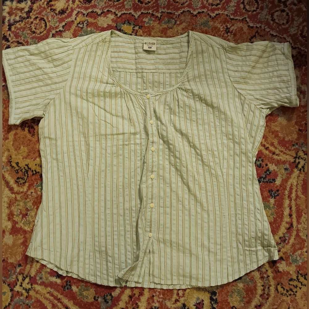 Columbia button-up shirt